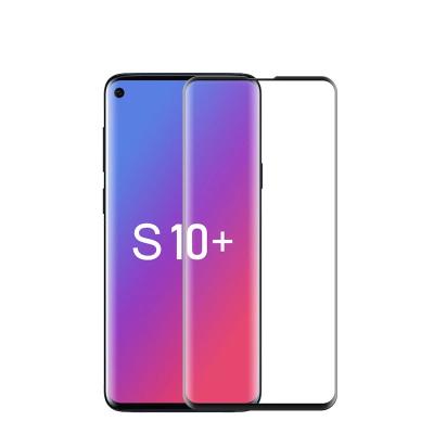 China Full Glue 3D Anti-scratch Curved Tempered Glass For Samsung Galaxy S10+ Screen Protector For Galaxy S8 S9 Plus S10 Plus S7 Edge for sale