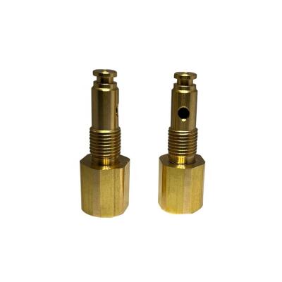 China Industrial Equipment High Quality Brass CNC Parts Shaft Plug Bolt Connector Adapter Cooper Machinery Accessories  Equipment Parts for sale