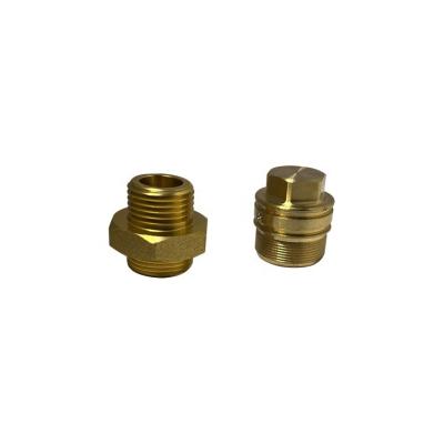 China Industrial Equipment Multiple Industry Use Brass Connector Adapter Bulkhead Water Tank Fitting for sale