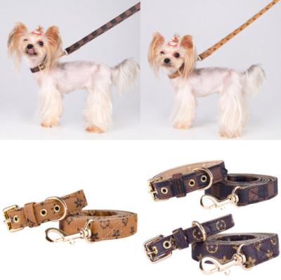 China Personalized luxury dog ​​collar and leash - designer - - good quality - stylish fashion pet accessory for sale