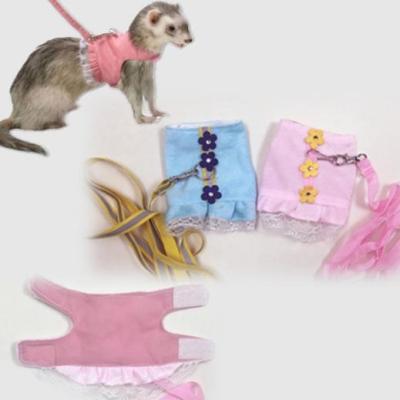 China Small Pet Supplies Small Pet Supplies Adjustable Strap Ferret Guniea Pig Guniea Pig Vest Harness DETACHED Pet Harness for sale