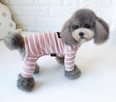 China Viable Puppy Overalls Teddy Dog Four Feet Clothes Manufacturer Dog Sleep Clothes for sale