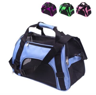 China Viable Pet Supplies Wholesale Dogs All Sides Mesh Bag Pet Backpack Breathable Carry Out Portable Pet Bag for sale