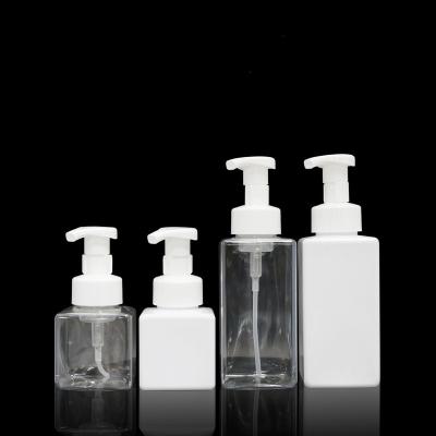 China Household Products 250ml 500ml Clear Or White Color Foam Bottle Foam Split Bottle Hand Atomizer Bottles Shampoo for sale