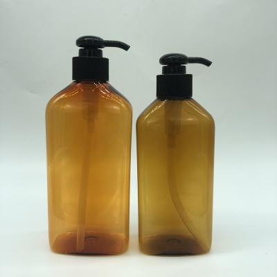 China Hot Selling Household Products Empty Lotion Bottles PET Plastic Bottle 100ML 200ML 300ML 400ML 500ML For Shampoo for sale