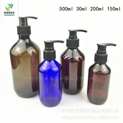 China BEAUTY PACKAGING Shampoo and Shower Gel Bottle 200ml 300ml 500ml PET Plastic Pressed Bottle for sale