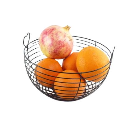 China Modern High Grade Luxury Two Color Metal Fruit Dish Spare Serving Tray for sale