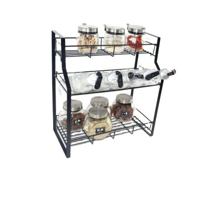 China Manufacturer Wholesale Modern Simplicity Detachable Spice Rack Organizer Shelves CLASSIC for sale