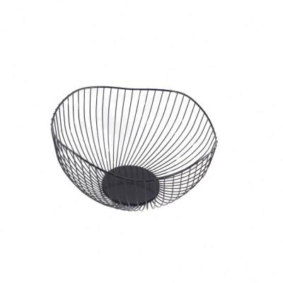 China CLASSIC Manufacturer Supply Lotus Leaf Shape Round Fruit Display Basket Dish Tray for sale