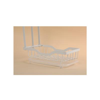 China High Grade Kitchen Metal Wrought Iron Cloth Rack Luxury Household Goods Storage Foldable Rack for sale