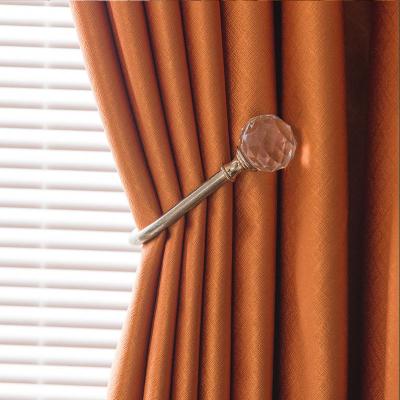 China Wholesale Modern Simple Blackout Polyester Finished Curtains Blackout Window Curtain Lightweight Luxury Fabric For Bedroom for sale