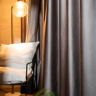 China Blackout 23 Plain Color Customized Curtains Blackout Curtain Modern Simple Electric Carving Embossed Fabric For Hotel for sale