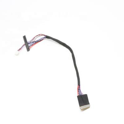 China High speed universal tv lvds show cable assembly 30pin custom lvds cable led tv lvds lcd cable for sale