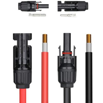 China New Product Power Plant PV Cables 4mm Solar Panel Cables Mc4 Connector Light Solar Cable 5M Photovoltaic System Cable Ip67 Waterproof for sale