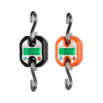 China Tare; Lock ; Mini Digital Crane Scale Hand Automatic- Held 150kg 330lbs Electronic Weight Hanging Scale WH-C100 for sale