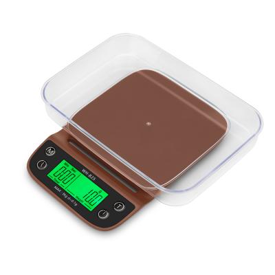 China Tare; High Quality Electronic Auto-Digital 0.1G 3KG Coffee Weight Scale with Timer for Family WH-B25 for sale