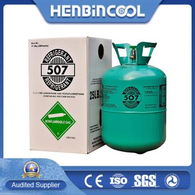 China 99.9% Pure HFC-R507 Refrigerant In Disposable Steel Cylinder for sale