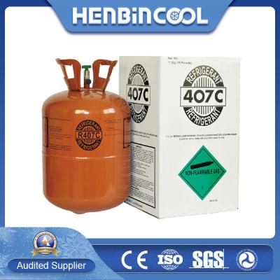 China Incolor 11,3 kg R407c Gás refrigerante Can Refrigerant Gás 407c à venda