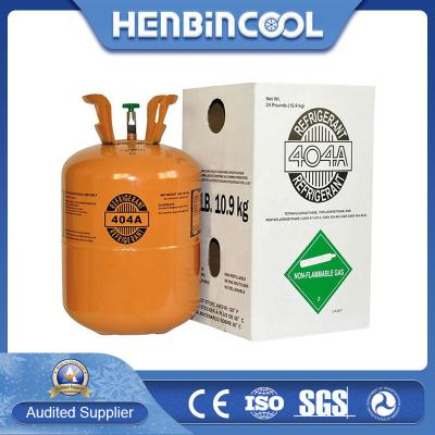 China 11.3kg 22.7kg R404A Refrigerant Gas For Car Air Conditioner for sale