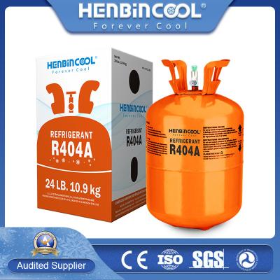 China 10.9kg HFCR404A Air Conditioning Refrigerant Gas 99.99% Purity for sale