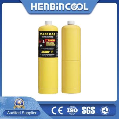 China 453.6g MAPP GAS 16 Oz Welding Gas Disposable Cylinder for sale