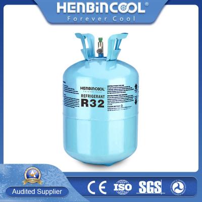 China 9.5KG Disposable Cylinder 99.99% HFC-R32 Refrigerant CH2FCF3 Refrigerant Gas for sale