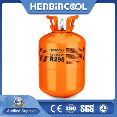 China Groen gas 13,6 kg 30 lb Refrigerant R290 Te koop