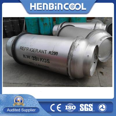 China Colorless R290 Refrigerant Gas 99.5% R290 Hydrocarbon Refrigerant for sale