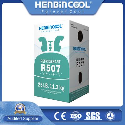 China 25LB Mixed Refrigerant Gas HFC R507A 11.3KG Packing Colorless And Clear for sale