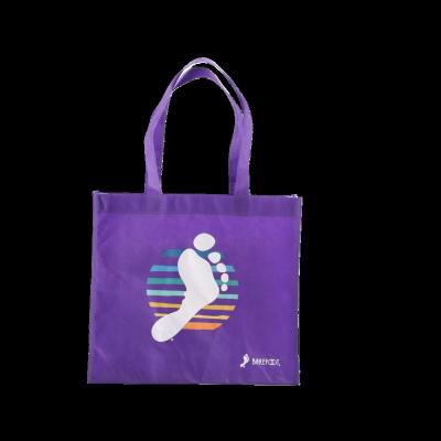 China Low Price Printed Eco - Friendly Heat Transfer Handled Full Color Non Woven Tote Bag for sale