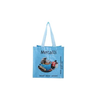 China Folding Popular Hot Sale PP Woven Material Gravure Printing Non Woven Shopping PP Bag for sale