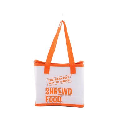 China Factory Wholesale Insulated Customized Reusable Non Woven Insulated Lunch Bag For Food Delivery for sale