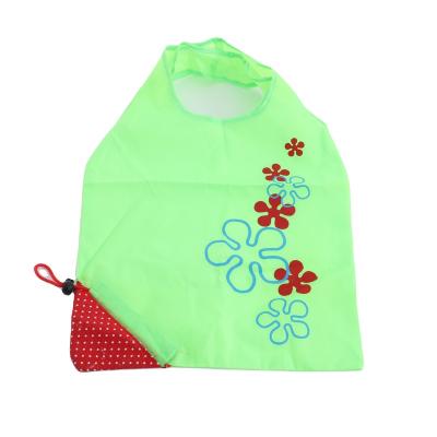 China Hot Sale Eco-Friendly Fruit Shaped Eco Foldable Nylon Handbag Fashion Reusable Cleaning Shopping Tote Bag for sale