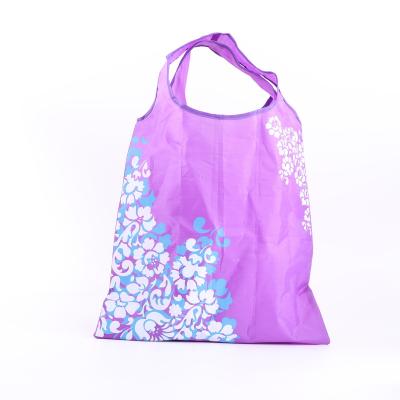 China China Customized Folding Color Polyester Drawstring Bags Folding Shopping Bags for sale