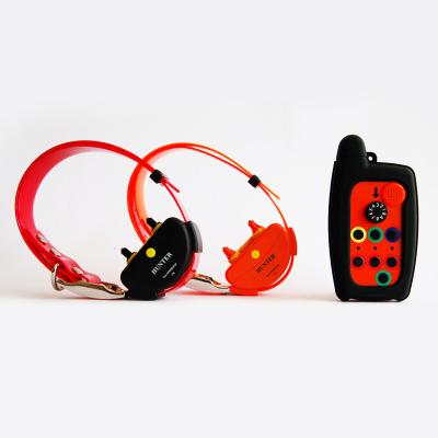 China IP67 WATERPROOF DOG COLLAR SHOCK TRAINING REMOTE TRAINER Sustainable FOR HUNTING DOGS RANGE 2 Km FOR 2 DOGS for sale