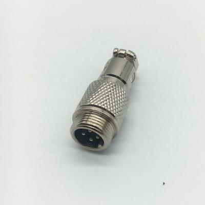 China GX12 Series Automotive 4pin Automotive Electrical Round Plug for sale