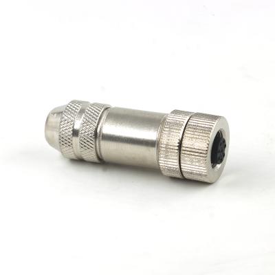 China Waterproof Automotive IP67 A D Code M12 2pin 3pin 4pin Connector For Industrial Equipment Sensor Connector for sale