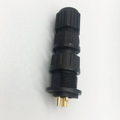 China Automotive Type 3PIN IP67 PG Z108 Circular Waterproof Plastic Plug And Socket for sale