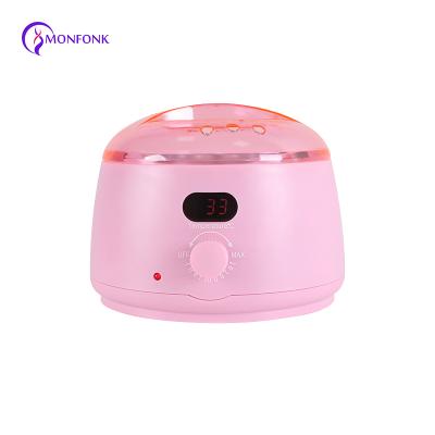 China Salone Mini Wax Beans Warmer Pink 2.2 Custom Hair Removal Wax Warmer for sale