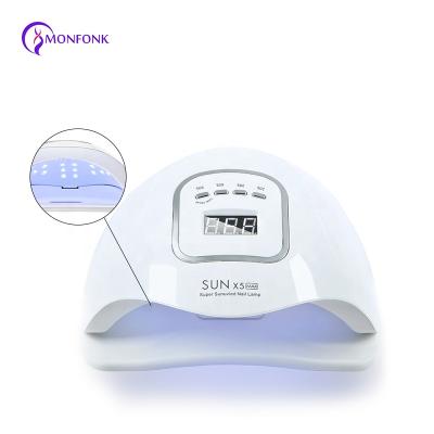 China Easy Apply Home Use 10s 30s 60s 99s Nail Gel Polish Timing Manicure Curing Tool 45 LED Smart Nail Lamp Dryer With LCD Display for sale