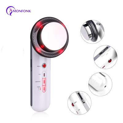 China Face Lift Face Reduction 3 in 1 Anti Cellulite Massager EMS Infrared Body Slimming Machine Fat Burner Infrared Ultrasonic Weight Loss for sale