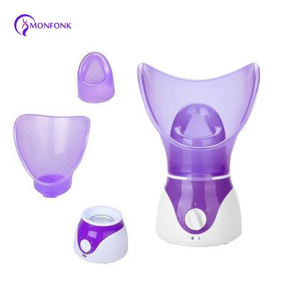 China Portable Nano DEEP CLEANING Deep Cleansing Mini Face Steamer Home Applicance Beauty Skin Ptc Face Steamer Spa for sale