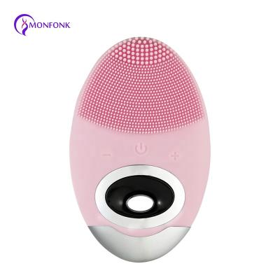 China High Quality Beauty Device Exfoliators Electric Skin Care Silicone Sonic Facial Cleansing Brush For Deep Exfoliating for sale