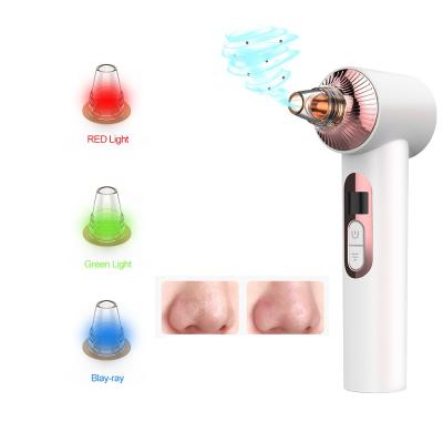 China Acne Treatment Hot Cold Mode Pore Blackhead Removal Vacuum Blackhead Remover Shrink Tool Kit for sale