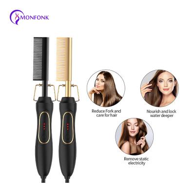 China Electric Custom Hot Comb Car Hair Comb Hair Straightener Curler Hair Growth Massager & Hair Comb for sale