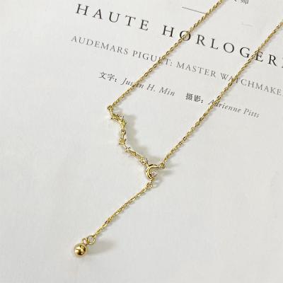 China Hot Selling 925 Good Quality Women Girls Necklace Charm Gold Necklace Jewelry Silver Gift HOT FASHIONABLE Pendants for sale