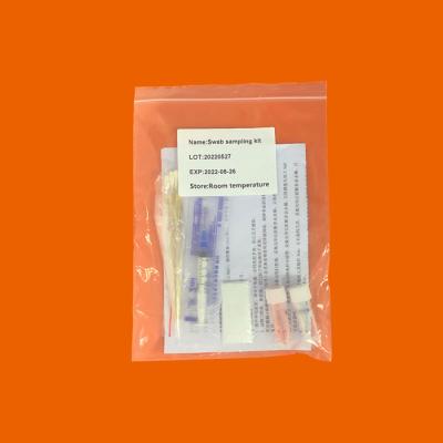 China Secretions Cotton Sampling Gauze Kit 5ml Animals Medical Laboratory Consumables for sale