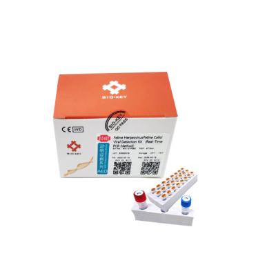 China Real Time Feline Herpes Test Kit QPCR Feline Calicivirus Test Kit for sale