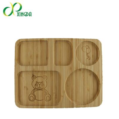 China Sustainable Hot Selling Natural Bamboo Dessert &cheese&fruit Dishes for sale