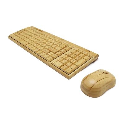 China For Tablet Wholesale High Quality Wireless Bamboo Mouse Bamboo Keyboard for sale